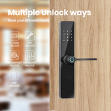 P09 High Security Cylinder Smart Fingerprint Password Bedroom Electronic Digital TTlock Tuya Wifi Smart Door Lock