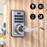 D327L Smart Safety Digital Automatic Electronic Intelligent Password Key Deadbolt Lever Door Lock