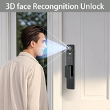 NF2 Palm Vein Fingerprint Card Key Unlock Lock Smart Door Lock Recording 3D Face Recognition Camera Smart Door Lock