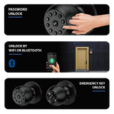 NK10 mini Digital Bedroom Electronic Biometric Password Key Remote Control Entry Safety Good Quality Smart Door Knobs Lock