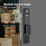 NF2 Palm Vein Fingerprint Card Key Unlock Lock Smart Door Lock Recording 3D Face Recognition Camera Smart Door Lock