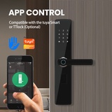 P01 Home Office Hotel Use Safety Security Door Lock Handle Lock Password Fingerprint Remote Wifi Unlock Smart Lock