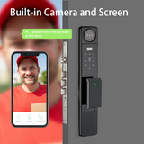 NF2 Palm Vein Fingerprint Card Key Unlock Lock Smart Door Lock Recording 3D Face Recognition Camera Smart Door Lock