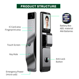 F7 Smartphone App Door Lock Keyless Combination & Fingerprint Digital Password Home Security Home Room Lock