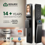 3D Face Recognition unlock Lock fingerprint smart door lock recording camera smart Tuya wifi door lock