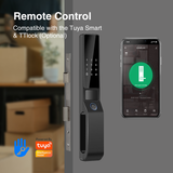 NF8 Smart Fully Automatic Wooden Door Lock TTlock Remote Home Security Door Password Fingerprint Unlock
