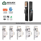 3D Face Recognition unlock Lock fingerprint smart door lock recording camera smart Tuya wifi door lock