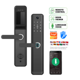 P05 Best Selling Security Keyless NFC Password Hotel Electronic Cat Eye Screen Fingerprint Locks for Doors Bedroom Smart Door Locks