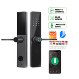 P09 High Security Cylinder Smart Fingerprint Password Bedroom Electronic Digital TTlock Tuya Wifi Smart Door Lock