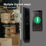 NF6 3D Face Recognition Unlock Lock Fingerprint Smart Door Lock Recording Camera Smart Tuya Wifi Door Lock