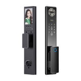 NF20 Dual Camera Face Palm Recognition Smart Lock CNC Aluminum Alloy Tuya Wifi Front Door Lock