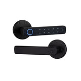 N191 Tuya App Handle Digital Keyless Electronic Biometric Front Door Smart Fingerprint Door Lock