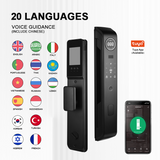 NF5 3D Face Recognition Palm Vein Fingerprint Card Key Unlock Lock Smart Door Lock Recording Camera Smart Door Lock