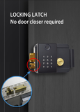 NX5-L Double Face Smart Waterproof Wireless Keyless Security Remote Control Fingerprint Password Outdoor Door Lock