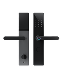 P08 High Security Quality Digital New 5 Languages Password Fingerprint Smart Panel Handle Door Lock With Wifi Tuya App Ttlock