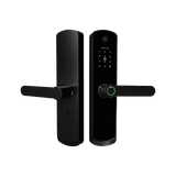 LPL006 High Security Quality Digital New Password Fingerprint Smart Panel Handle Door Lock With Wifi Tuya App