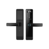 LPL010 Remote Locks Home Security Door Password Lock Automatic Smart Lockup Wifi Tuya Fingerprint Face Door Lock Black