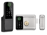 NX6 Smart Door Lock Fingerprint Password Card Key Tuya TTLock App Aluminum Alloy Stainless Steel