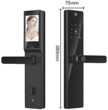 P11 New Password Fingerprint Smart Panel Handle Door Lock High Security Quality Digital With Tuya App