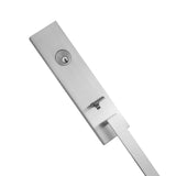 8082 Luxury Satin Nickel Single Zinc Alloy Push Pull Lever Handles Heavy Duty Door Lock For Front Door