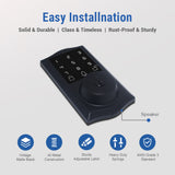 D340 Smart Safe Intelligent Electronic Digital Entry Deadbolt Door Lock With Key Password Tuya