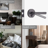 5063 North American Zinc Alloy Residential Home Bedroom Living room Mortise Handle Lever Door Lock With Quick Release