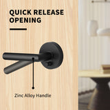 Matt Black Hot New Intelligent Elegant Smart Deadbolt Password Key Lock With Heavy Duty Lever Handle Combo Door Lockset