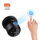 NK02 New Release Bedroom Intelligent Fingerprint Password Remote Safety Smart Door Knobs Lock