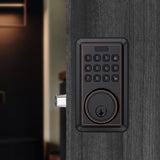 D327 Smart Security Digital Automatic Electronic Intelligent Deadbolt Door Lock With Password Key