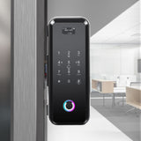 N669 Enjoy The Amazing Keyless Access Experience With  Smart Glass Door Lock