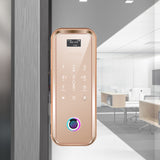 N669 Enjoy The Amazing Keyless Access Experience With  Smart Glass Door Lock