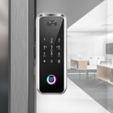 N669 Enjoy The Amazing Keyless Access Experience With  Smart Glass Door Lock