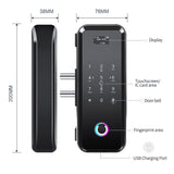 N669 Enjoy The Amazing Keyless Access Experience With  Smart Glass Door Lock