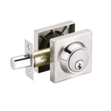 D112SN North American Square Locks Brass Cylinder Deadbolt Heavy Duty Front Door Locksets