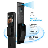 N3DR-66 Security Safety Intelligent 3D Face Smart Door Locks With Fingerprint Password Cat's eye