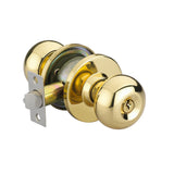 5790 Polished Brass High Quality Security Hardware Bedroom Front Cylinder Knob Door Lock