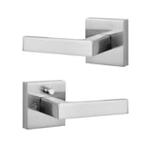 5022 Zinc Alloy Material Privacy Bathroom Keyless 2 Lever Handle Lever Door Lock With Quickly Release