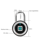 NPF4 Smart Biometric Digital Fingerprint Keyless Waterproof IP65 Padlock Door Locks With TTlock