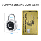 NPF5 Smart Biometric Digital Fingerprint Keyless Waterproof IP65 Padlock Door Locks with TTlock