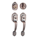 8061 Old Style Antique Copper Construction Single-Cylinder Zinc Alloy Security Grip Handle Door lockset