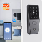 D8 Security Electronic Biometric Smart Deadbolt Door Lock With WiFi Fingerprint Password Tuya TTlock