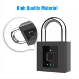 NPF2 Smart Biometric Security Anti-theft USB Rechargeable Portable Fingerprint Waterproof Padlock Door Lock